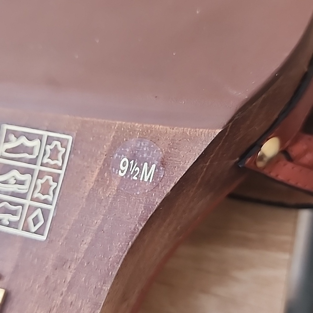 Tory Burch Basket weave Clogs in brick Red Size 9.5 - Picture 13 of 13